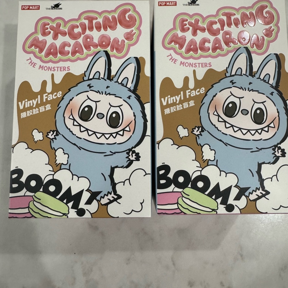 Labubu Exciting Macaron Vinyl Face Figure (both)